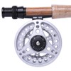 Kylebooker Fliegenfischrolle große Laube mit Aluminium-Körper Fliegenrolle (5/6wt,Silver)