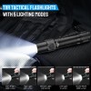 TrustFire 1800LM Tactical Flashlight - USB-C Charging IP68 Waterproof LED