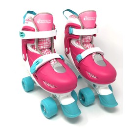 Chicago Quad Roller Skates Combo – Adjustable Skates with Protective Gear, High-Top Boot, 60mm Wheels, Secure Buckles, Indoor & Outdoor Use