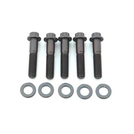 ARP 662-1009 Black Oxide M10 x 1.5 Thread 70mm UHL 6-Point Bolt with 12mm Socket and Washer, (Set of 5)