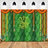 Indian Carnival Backdrop 7x5ft Banana Leaf Green Chatiya Ganesh Photography