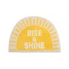 Creative Semicircle Half Round Soft Plush Bath Mat Anti-Slip Bathroom Indoor Mats Sitting Room Doormats Room Rugs Bathmat Home Decor (Yellow)