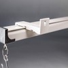 TOM TOOL Track wall mount brackets （3 pcs）, Aluminum Curtain