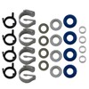 New 4 Set New Fuel Injectors Seals Repair Kit 06H998907A