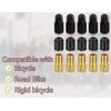 KAPSING Bicycle Valve Adapter Set, 5 Brass Valve Adapters and