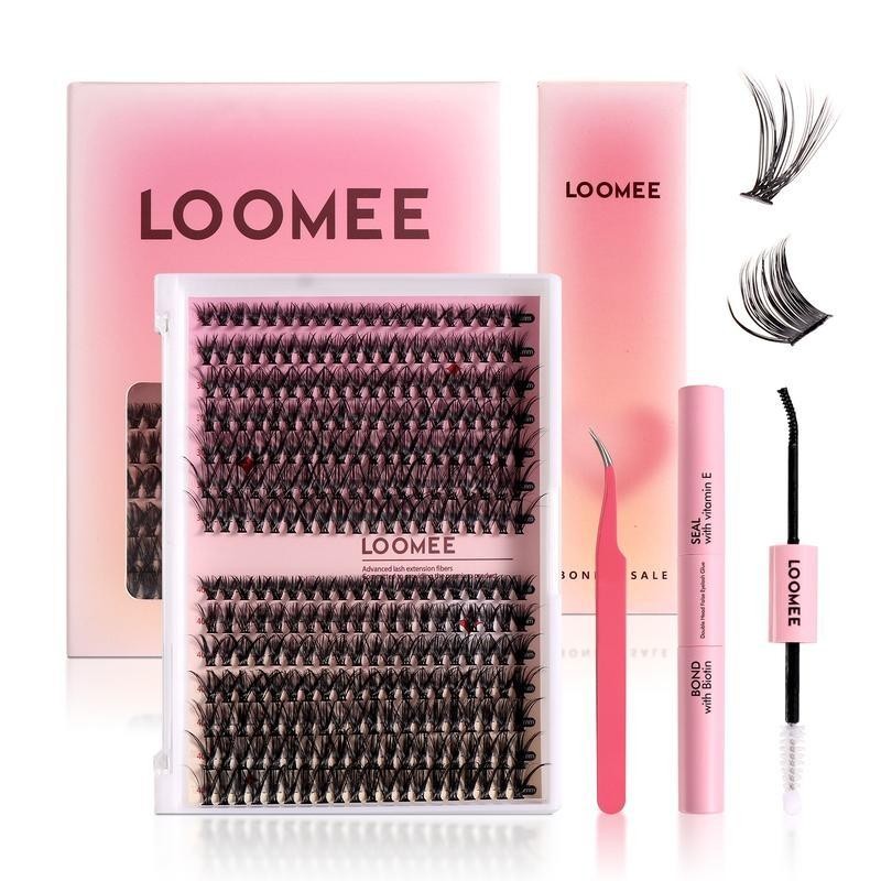 LOOMEE DIY Lash Extension Kit – 280 Mixed Clusters (30D/40D