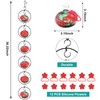 Headak Life Flexible 6 Pack Hummingbird feeders for Outdoors Hanging