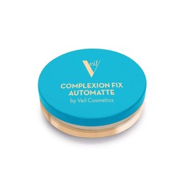 Veil Complexion Fix AutoMatte Mattifying Balm - Anti-Shine Translucent Powderless Makeup - Prime, Set, Mattify, Touch-Up & Remove Oil - Blur Pores & Fine Lines - Smooth Complexion - All Skin Types