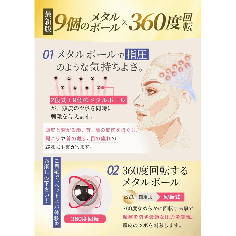 【Professional Scalp W Supervision】 Head Spa Scalp Massager 【Melting Scalp