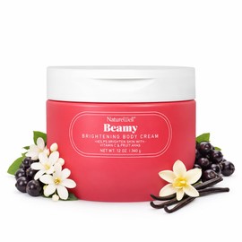 NATURE WELL Crema Corporal Iluminadora E Hidratante Beamy, Fórmula Ligera Y De Rápida Absorción Que Ayuda A Mejorar El Tono Y La Textura, Perfumada Co