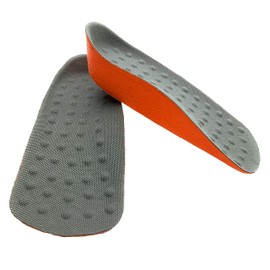 HappyStep Ergonomic Height Increasing Insole, In-Sock Invisible Height Increasing Insoles, Height Elevator Insoles, Black, 2 cm