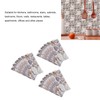 18PCS Tile Stickers Strong Reflection Water Oil Proofing Strong Layering