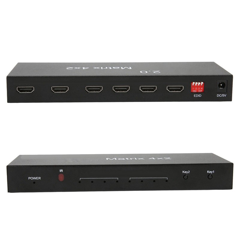 HD Multimedia Interface Switch 4 in 2 Out 4K At