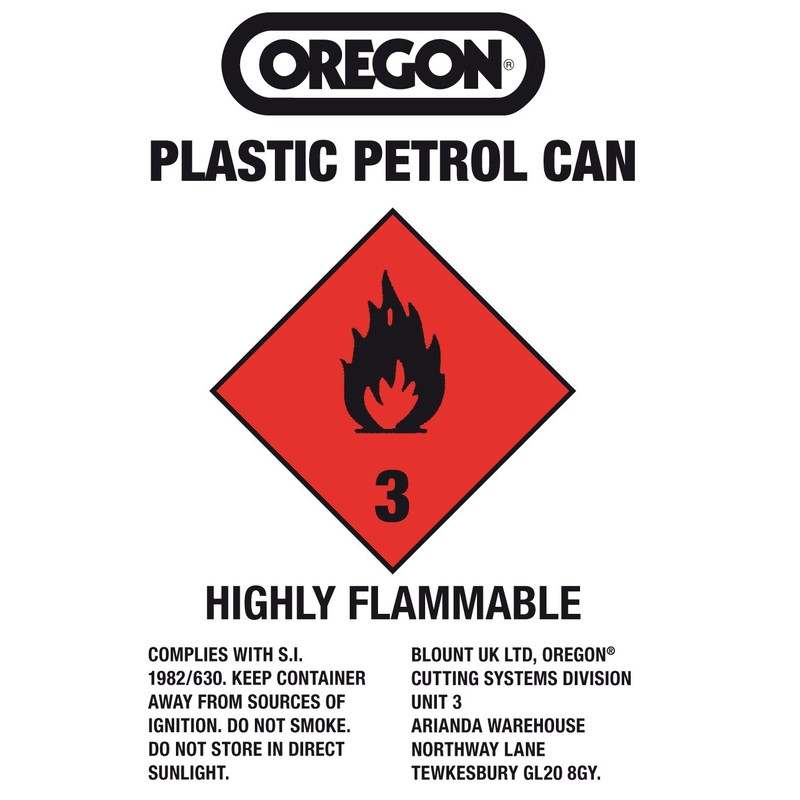 Oregon O42-973 Canister Plastic Red 10 L