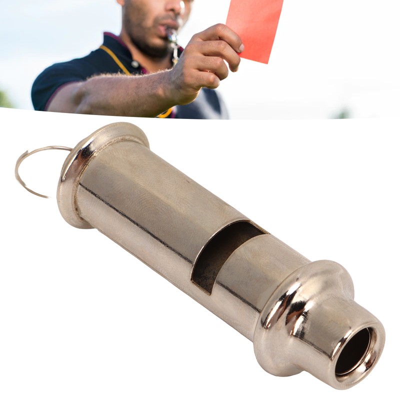 5Pcs Metal Emergency Survival Whistle Stainless Steel Outdoor Whistle for
