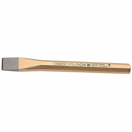 Draper 51570 Expert Octagonal Flat Cold Chisel, 20mm x 175mm , Blue