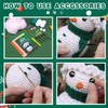 Vidillo Christmas Crochet Kit for Beginners Snowman Complete Beginner Crochet