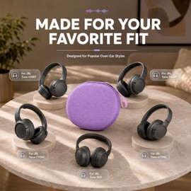 Againmore Hard Headphone Case for JBL Tune 770NC/510BT/720BT/520BT/670NC