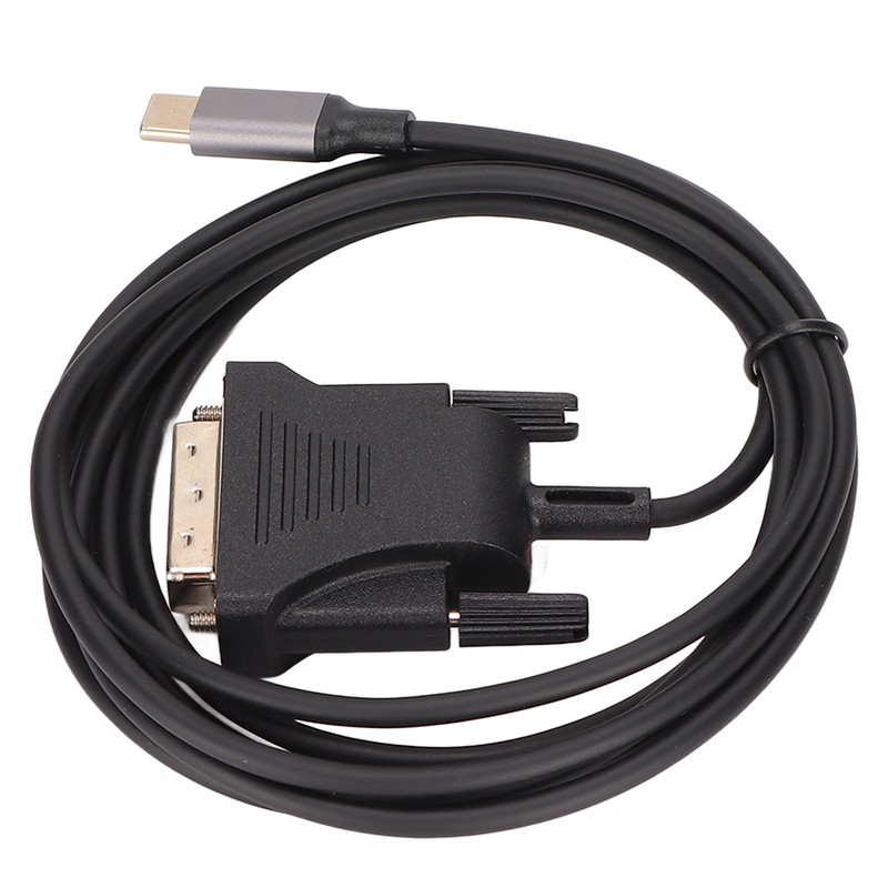 USB C 3.1 to DVI Cable 190cm/74.8in Clear Stable Type