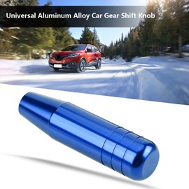 Wytino Gear Shift Knob, Universal Aluminum Alloy Car Manual Gear Shift Knob Handle Shifter Lever 13cm(Blue)