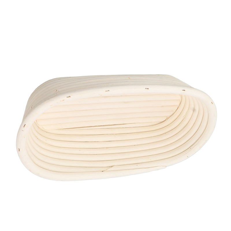 25cm Bread Proofing Basket Set Oval Natural Rattan Sourdough Proofing