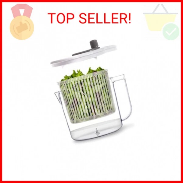 BINO | Salad Spinner - 2.6 Qt | Small Manual