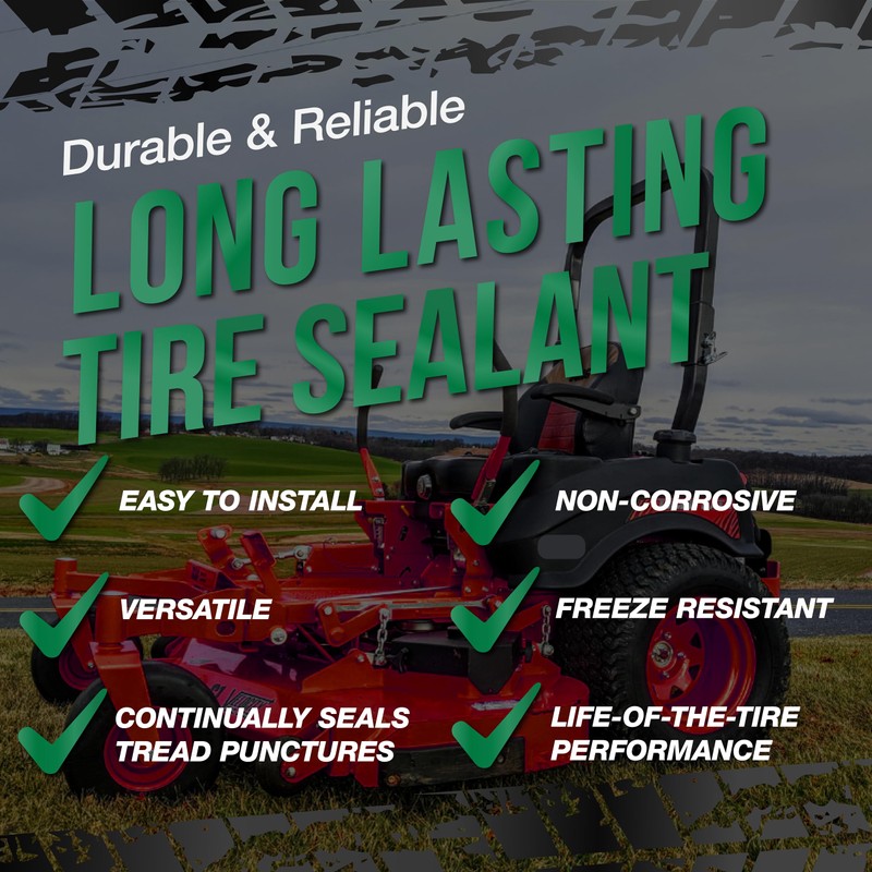 Flat Out Off Road Tire Sealant, Outdoor Power Equipment Formula,