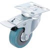 BGS DIY 81963 Swivel Castor with Brake Rubber with Screw-On