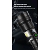 Aeternam Rechargeable Tac Flashlight, 1000+ LMS, Zoomable, LED, USB, IP65,