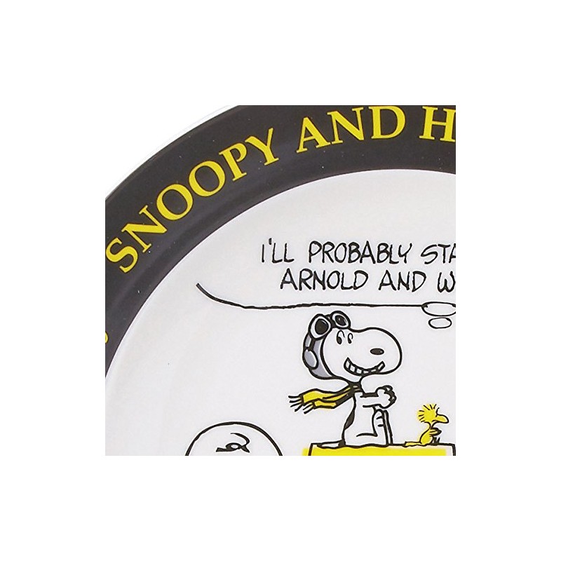 Peanuts SN2016YP Snoopy Ears Plate, 2016 with Plate Stand