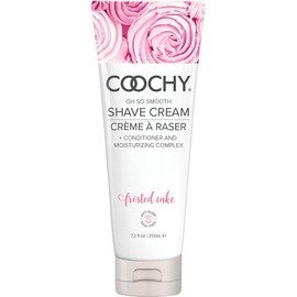 Coochy Coochy Shave Cream - Moisturizing Shave Lotion - Gentle Intimate Shaving Cream - For Bikini Area, Underarms, Legs & More - Rash-Free, Hydrating Formula - Frosted Cake, 7.2 oz