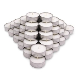 COCODOR Unscented Tealight Candles / 100 Pack / 4-5 Hour Extended Burn Time/Made in Italy, Cotton Wick, Scented Home Deco, Fragrance, Mother's Day