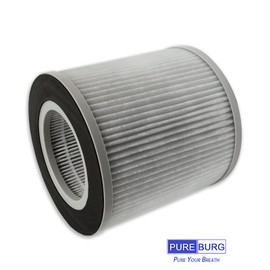 PUREBURG Replacement Filters Compatible with BlitzHome BH-AP1C Air Purifier,2-Pack H13 HEPA 3-Stage Filtration Activated carbon Air Clean Dust VOCs