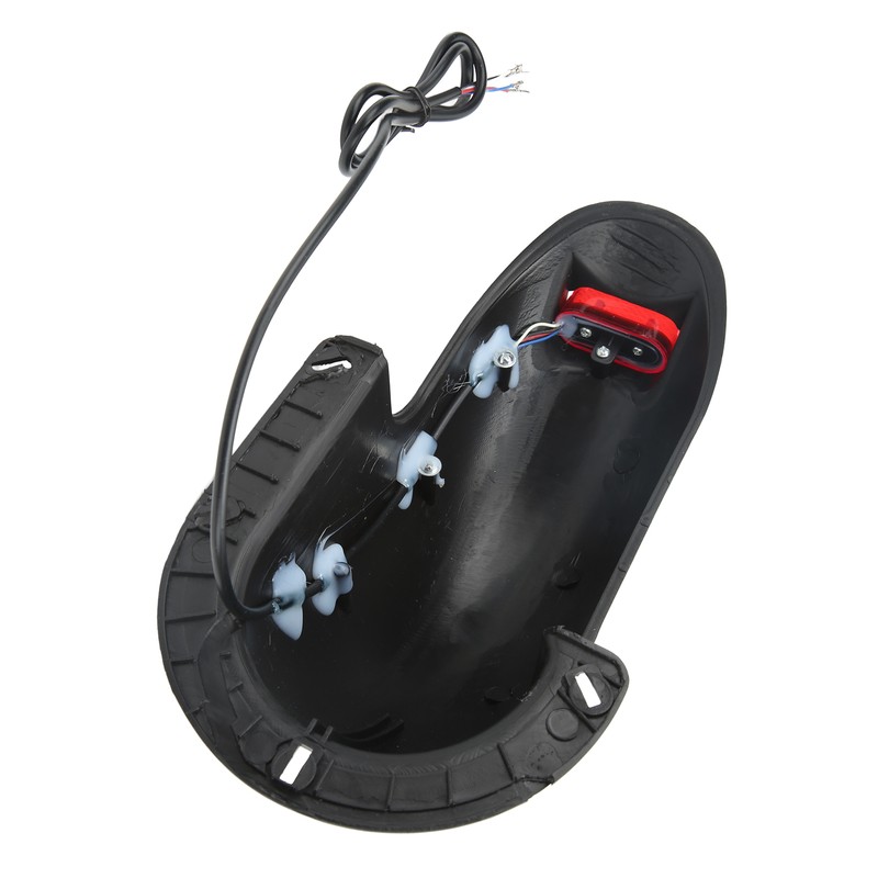 10 Inch Electric Scooter Rear Mudguard with Tail Light Electric