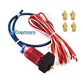 Creality Ender 3 /Pro/V2 3D Printer Assembled Extruder MK8 HotEnd Kit 24V with 0.4mm Nozzle Upgrade with Low Friction Creality-Capricorn Tubing