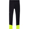 GORE WEAR Tights Thermo CONCURVE Uomo, Nero/Giallo Neon, L