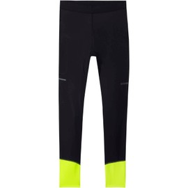 GORE WEAR Tights Thermo CONCURVE Uomo, Nero/Giallo Neon, L