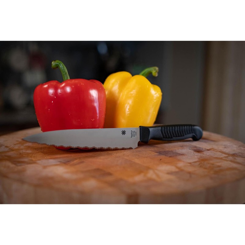 Spyderco Lightweight Kitchen Utility Knife with 6.5" MBS-26 Stainless Steel