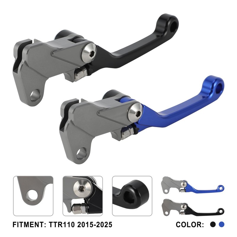 IUVWISN Dirt Bike Brake Lever Foldable CNC for TTR 110