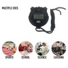 Digital Stopwatch Timer Lap Split Sports Stopwatch with Clock Calendar