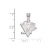 Pittsburgh Penguins Medium (5/8 Inch) Pendant (Sterling Silver)