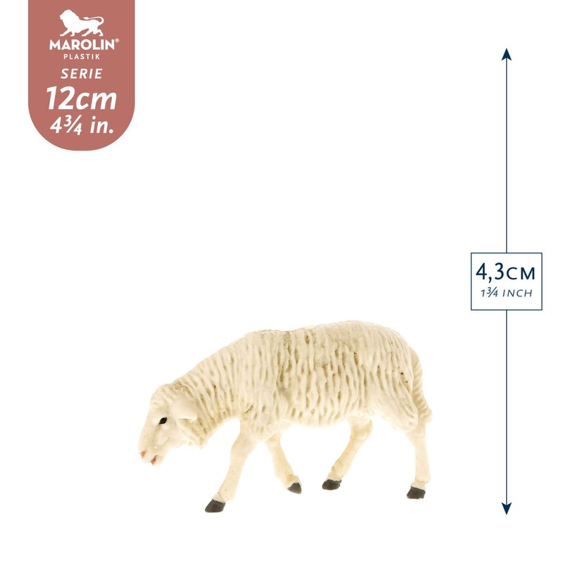 Marolin Schafgruppe, 4-teilig, zu 12cm Fig. (Kunststoff)