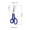 QWORK Duckbill Shears, 7 in Duckbill Applique Scissors, for Carpet