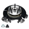 Torchbeam Steering Knuckle & Wheel Bearing Hub Assembly Rear Left