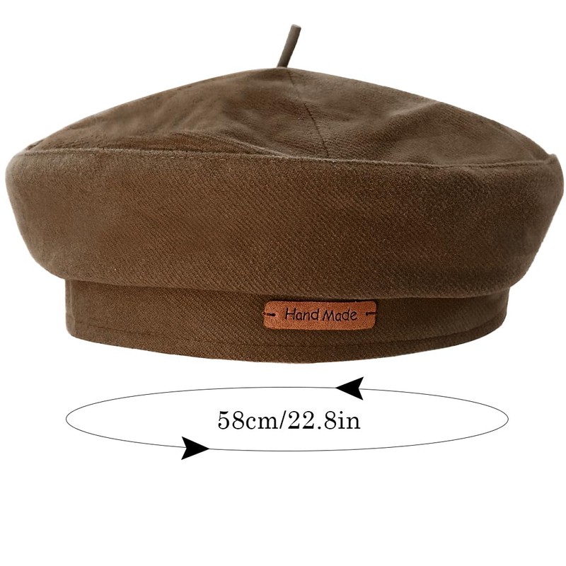 YeeHeen Beret Hats Artist Hat Solid Color French Beret for
