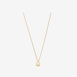 [Exclusive] Gold & Deer 14KGP Tear Drop Cubic Necklace Yellow Gold / [단독] 골드앤디어 14KGP 티어 드롭 큐빅 목걸이 옐로우골드