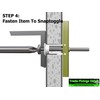 Pack of 10 - Genuine M5 SNAP Toggle Heavy Duty