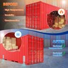 4 Pack Shipping Container Air Vent Kit,Galvanized Steel Transportation Container