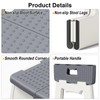 Foldable Shower Stool for Shaving Legs, Plastic Foot Rest Stools