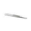 Stainless Steel Tweezers, with Curved Serrated Tip Multipurpose Sewing Machine